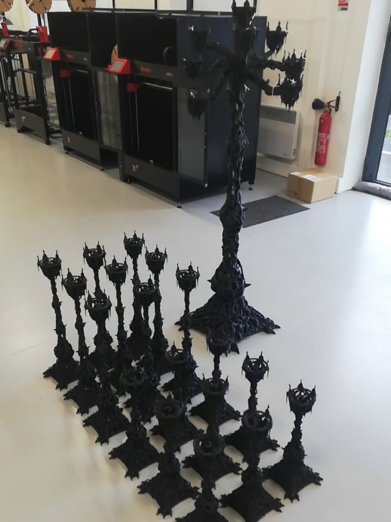 Bougeoirs Candelabre Impression 3D Dracula Luc Besson Bougeoirs Candelabre Impression 3D Dracula Luc Besson