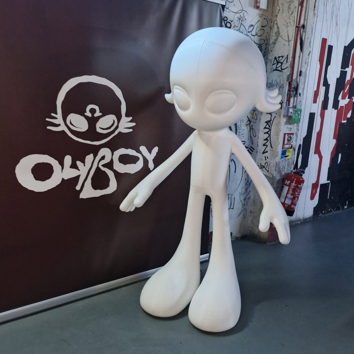Figurine géante Oboy Impression 3D FDM grand format - Figurine géante Oboy