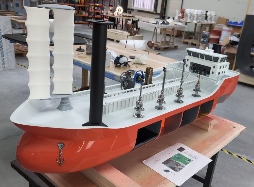 Impression 3D maquette bateau peinte Impression 3D maquette bateau peinte